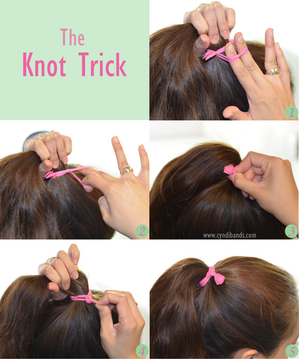 Tips For a Tighter Ponytail - The Knot Trick